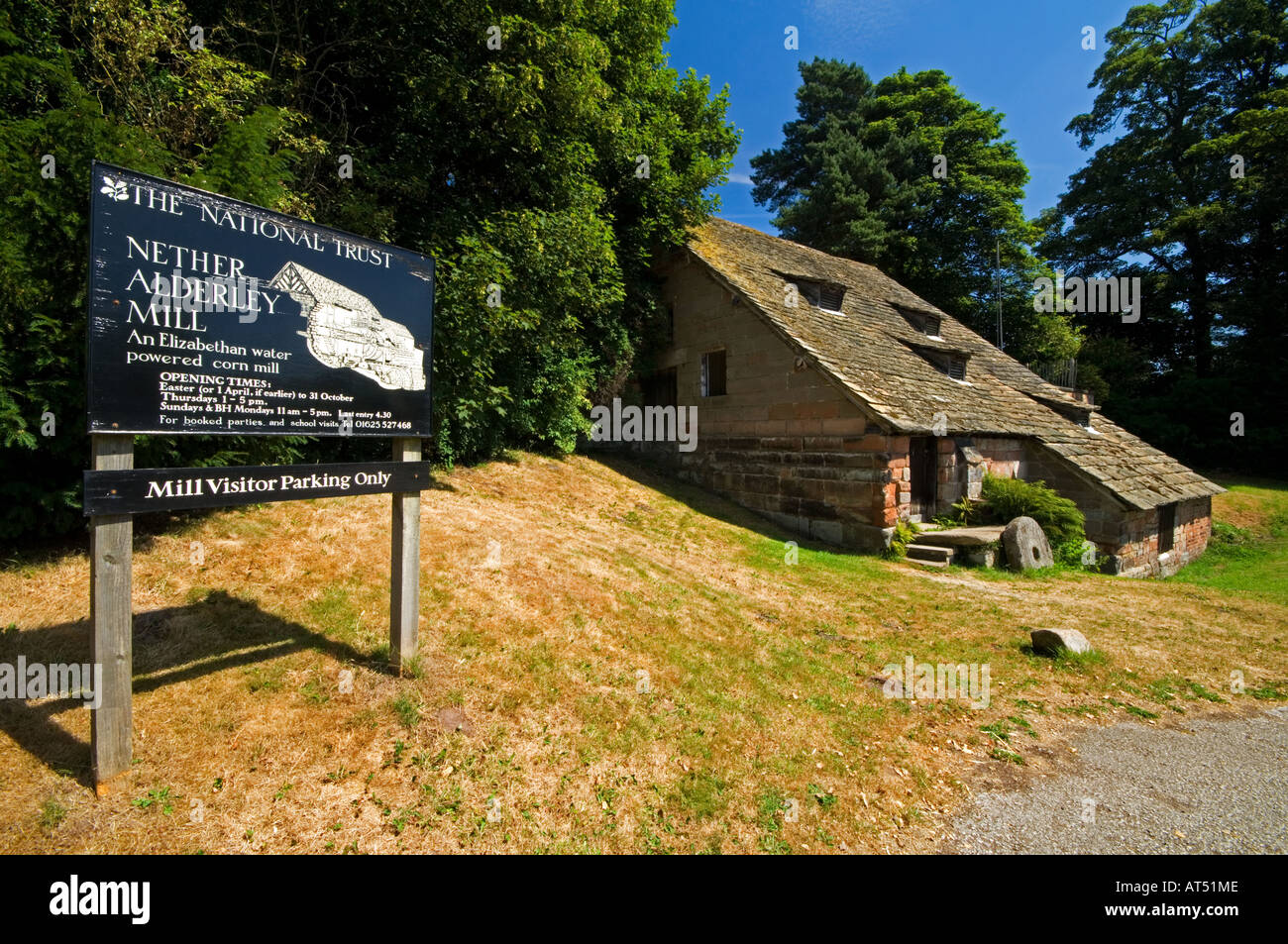 Nether Alderley Mill, Alderley Edge, Cheshire, England, UK Stock Photo
