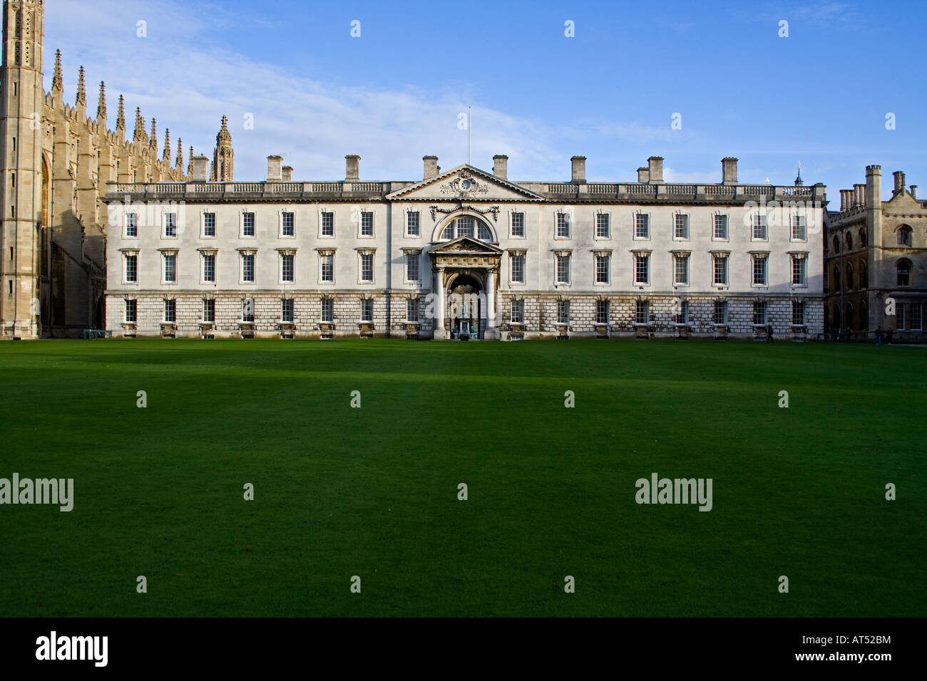 Student at Kings college Cambridge Stock Photo Alamy