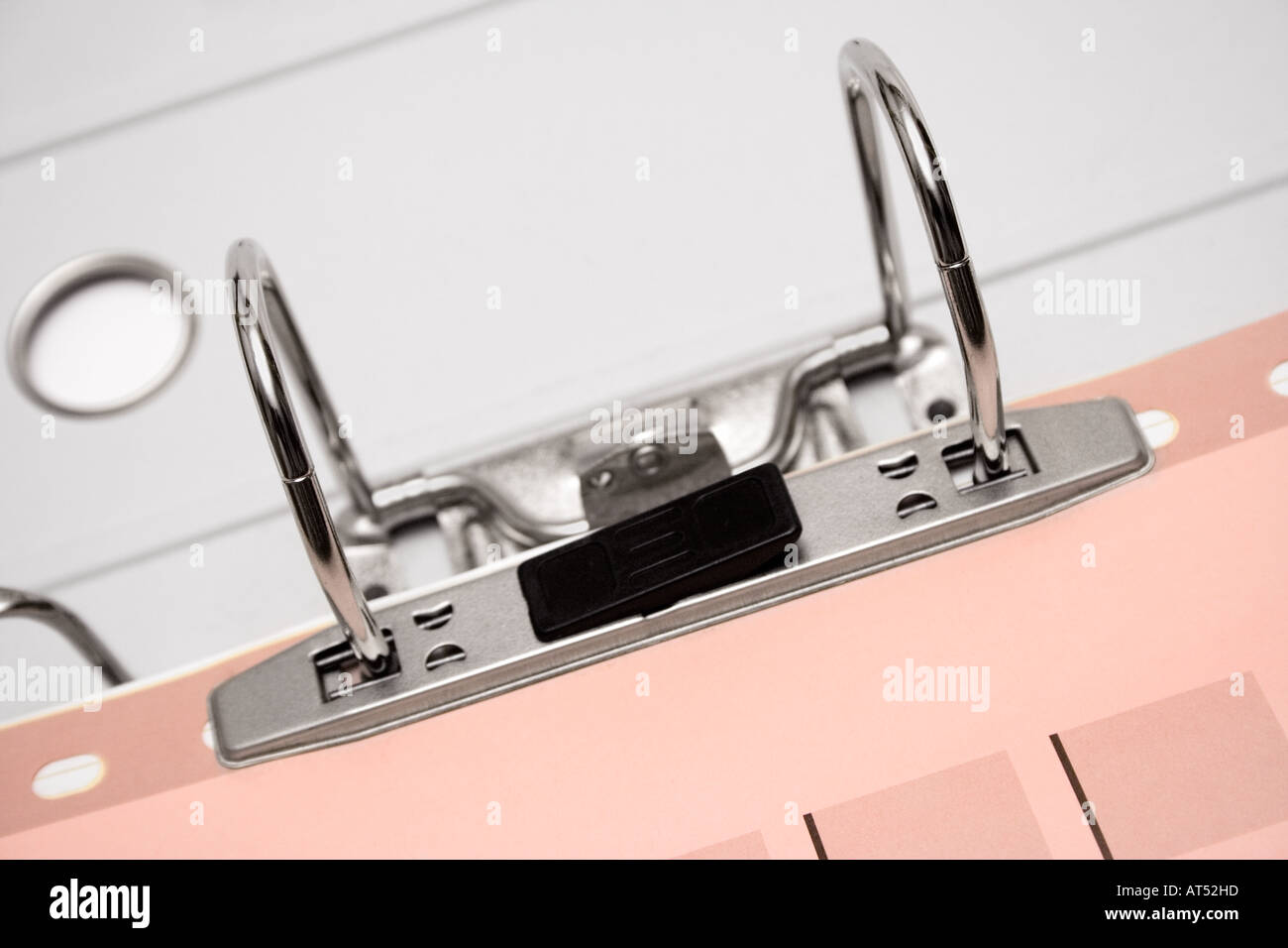 Arch Lever File (Close Top View Stock Photo Alamy