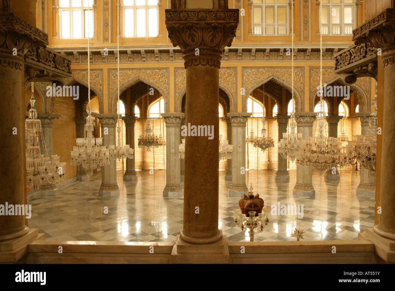 Opulence of Khilwat Mubarak in ChowMahalla Palace, Hyderabad, India ...