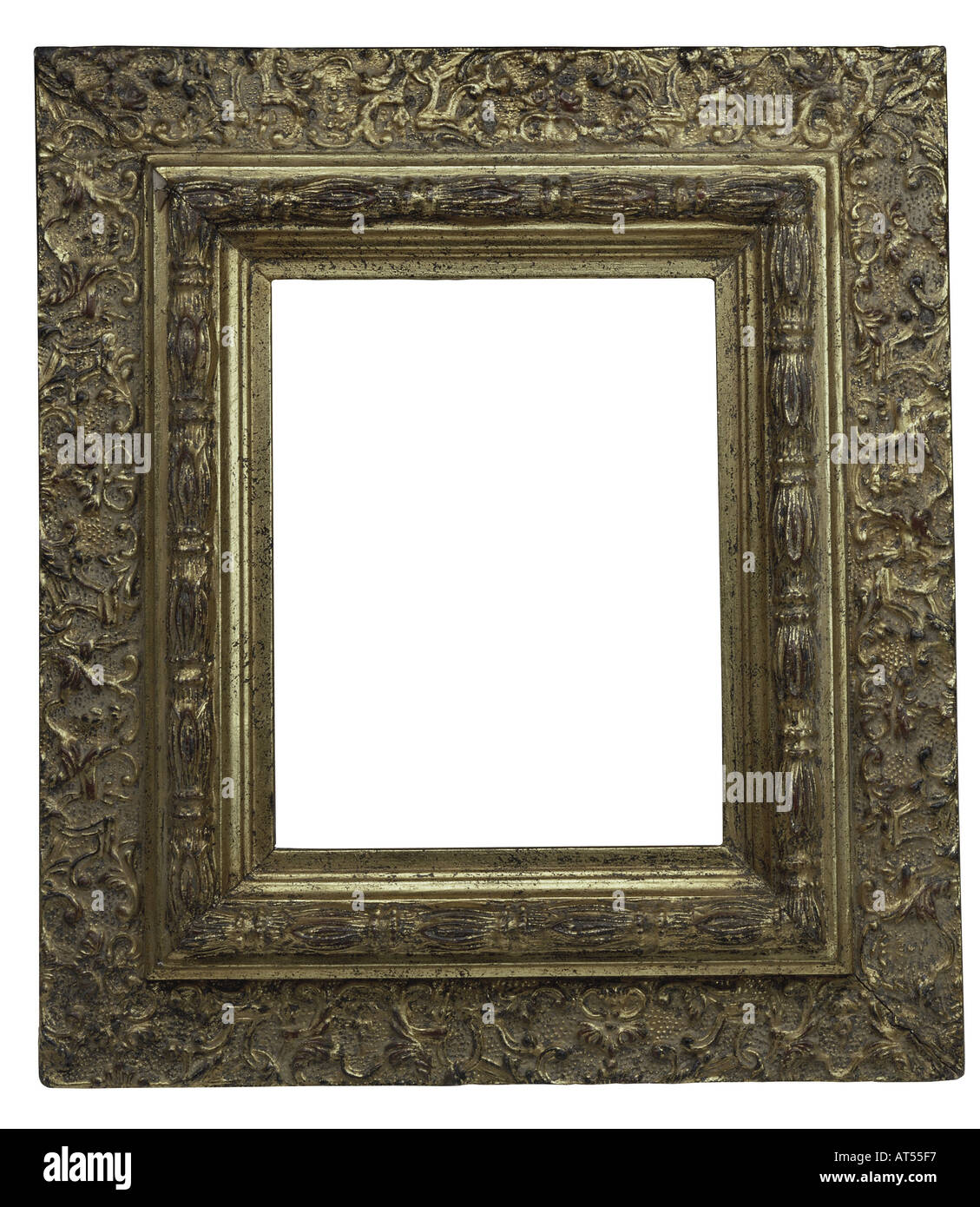 Photograph of 2 ornate gilt picture or mirror frames Stock Photo Alamy