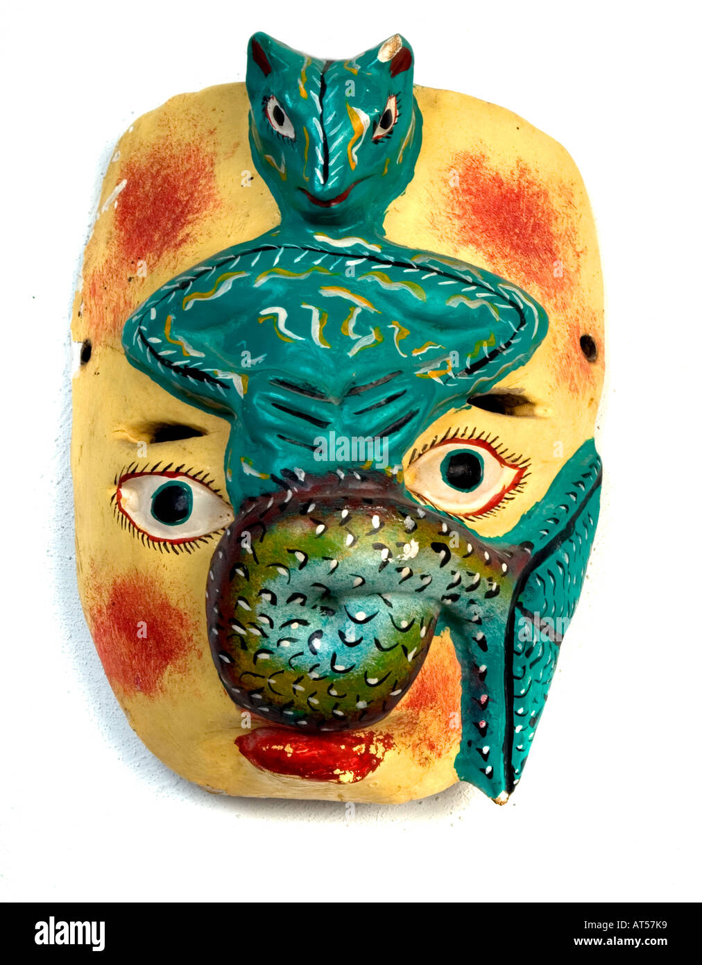 Mexico central america mexican mask folklore art Cut Out Stock Images &  Pictures - Alamy