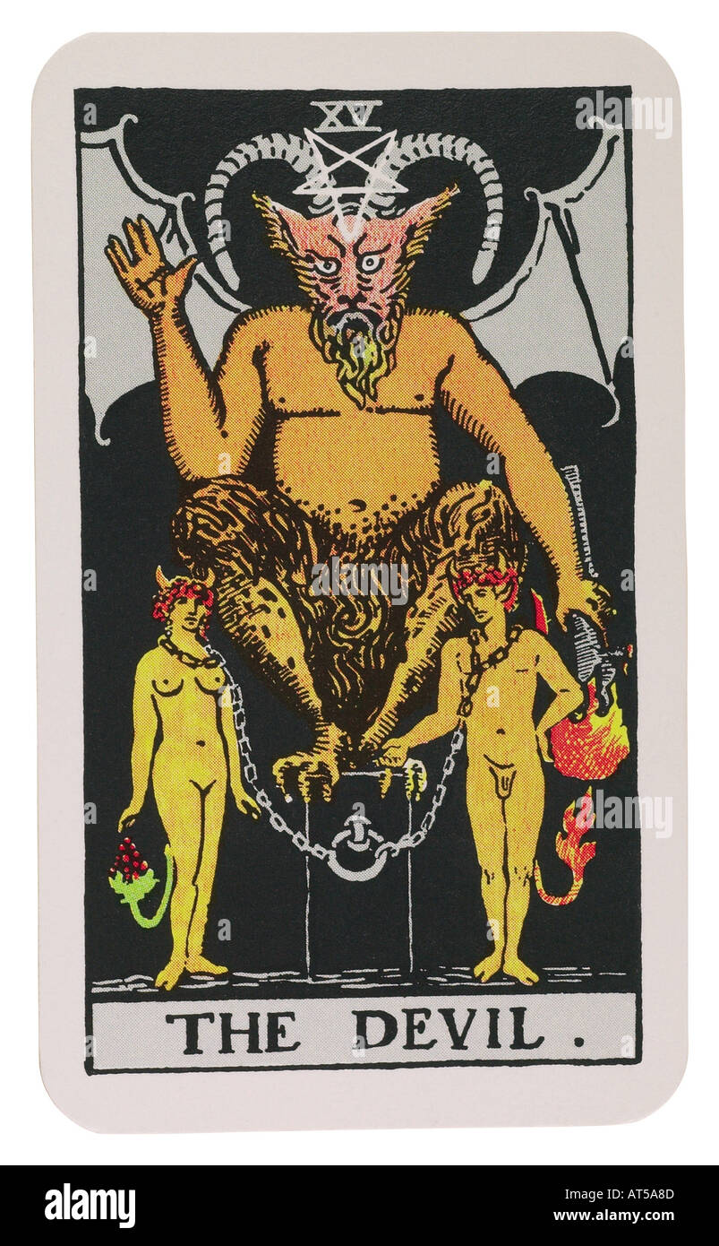Tarot card devil hi-res stock photography and images - Page 2 - Alamy