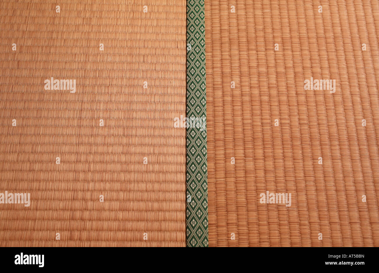 Closeup of two tatami mats Stock Photo Alamy