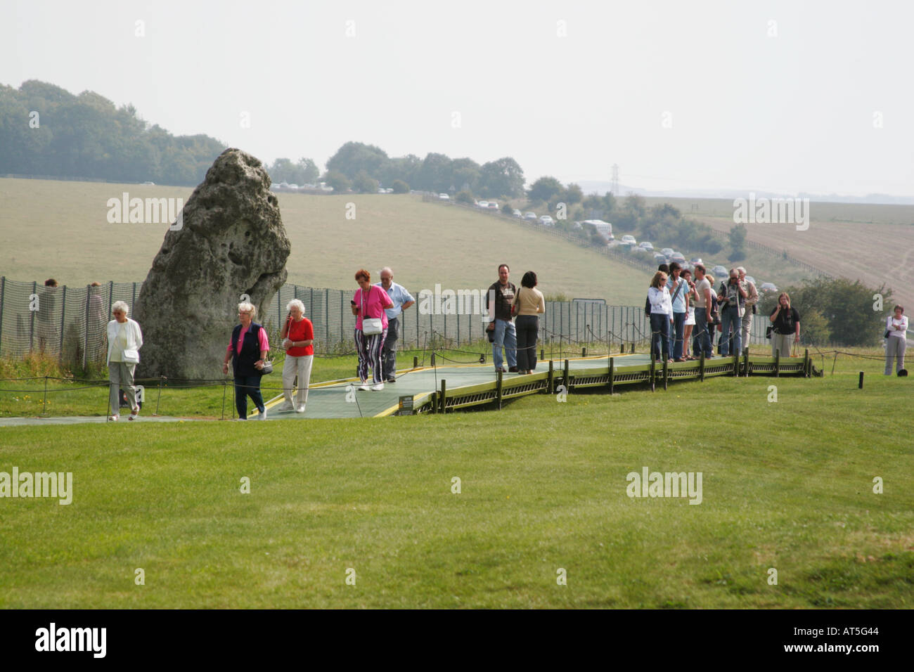 Wiltshire Stonehenge Historic standing stone circle. Stock Photo