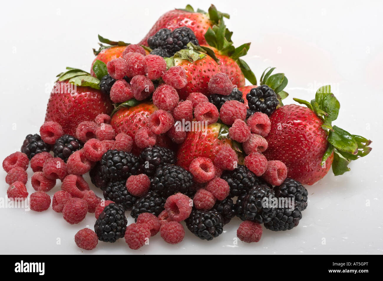 Horizontal Rasberries Backrground Cut Out Stock Images & Pictures - Alamy