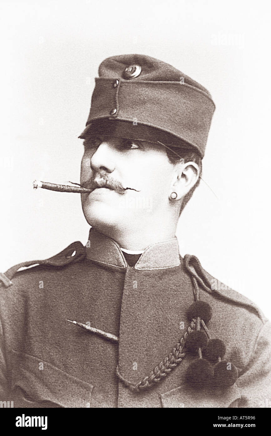 Volksbilder Militär 1900 Stock Photo