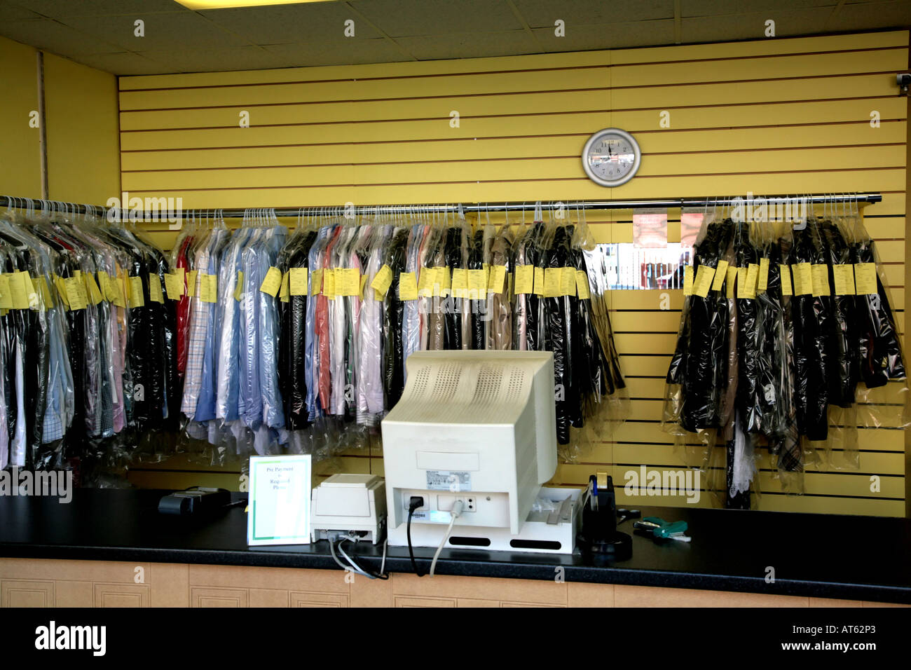 independent dry cleaners Stock Photo Alamy