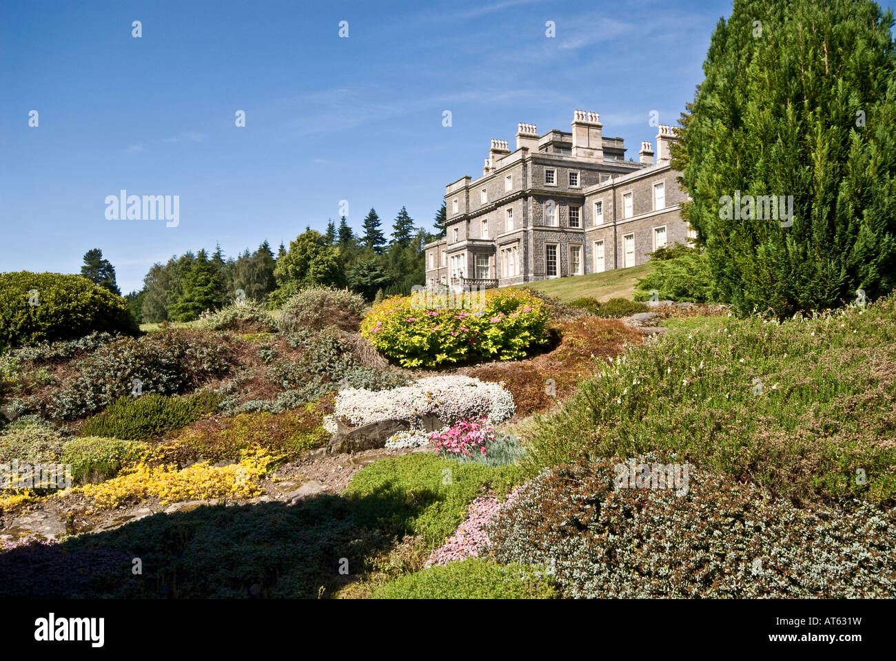 Bowhill House nr Selkirk Scottish Borders Stock Photo