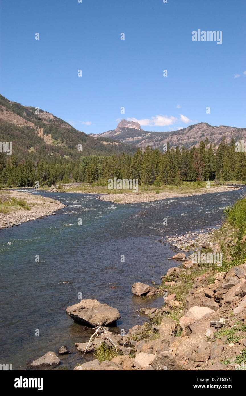 Cody Peak is a prominent feature along the scenic North Fork of