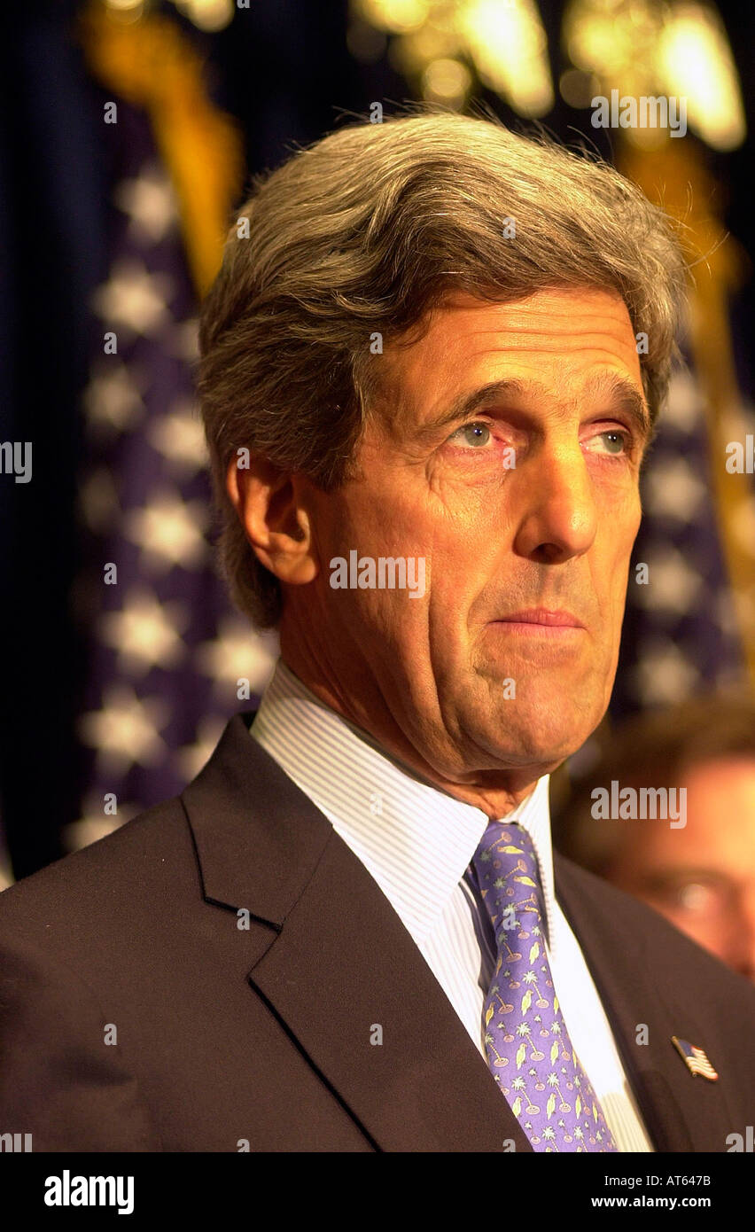 Massachusetts Senator John Kerry Stock Photo - Alamy
