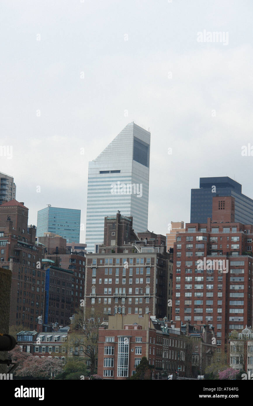 CitiBank Building in Manhattan New York City USA with Copy Space Stock