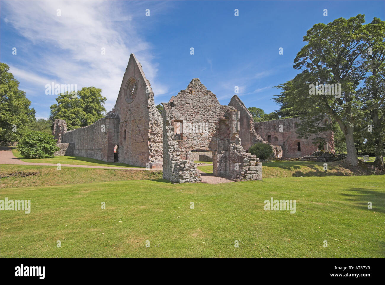 Dryburgh Abbey, Dryburgh Scottish Borders Scotland Stock Photo Alamy