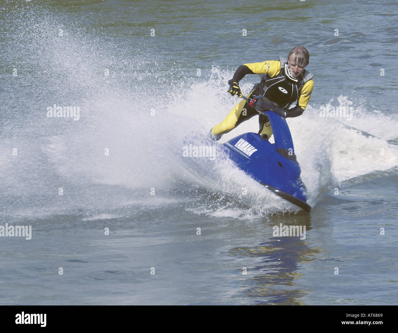 warwickshire kingsbury water park jet ski Stock Photo Alamy