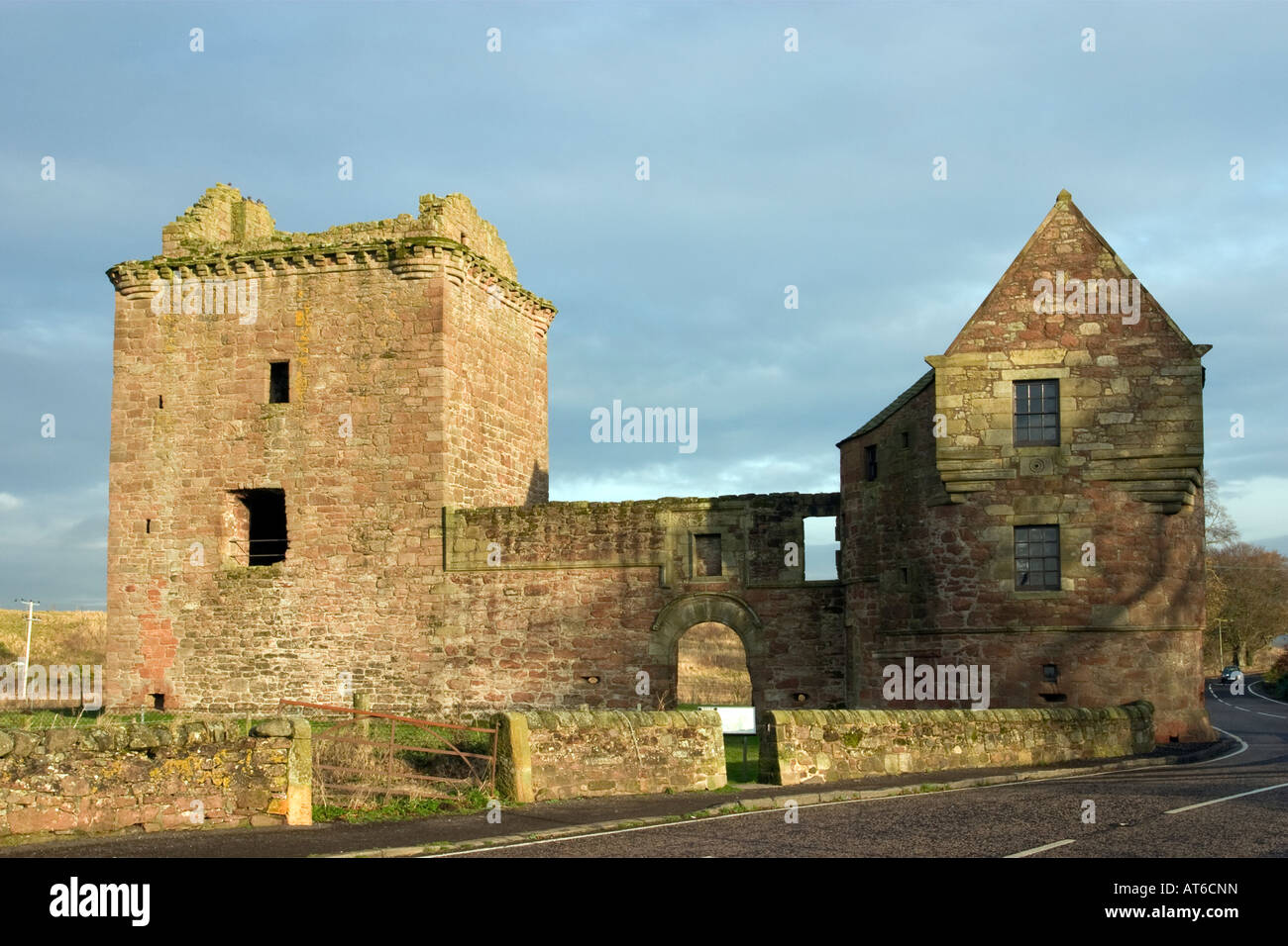 Burleigh Castle near Milnathort, Fife, Scotland Stock Photo Alamy