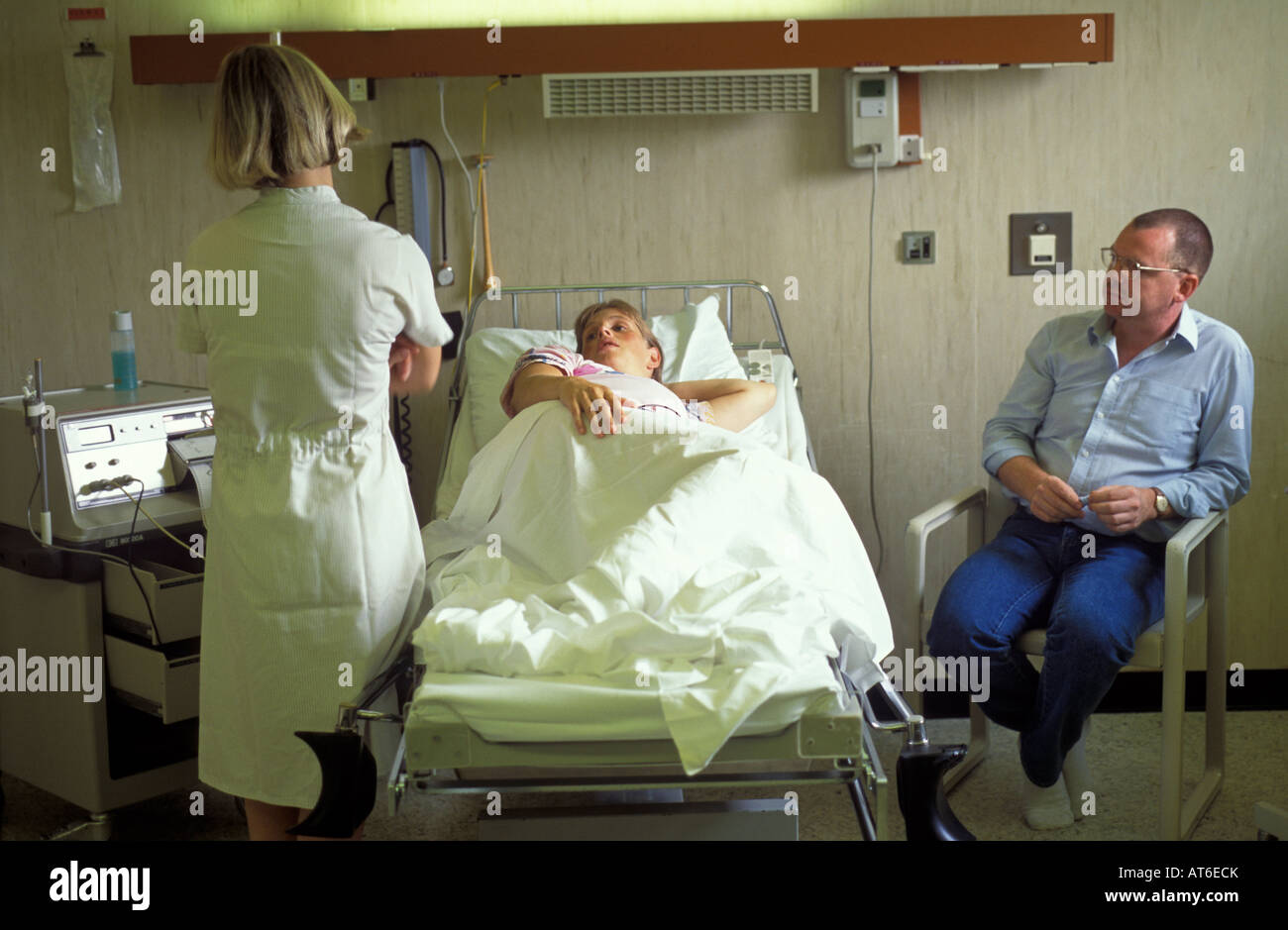 Hospital room for delivering a baby Stock Photo Alamy