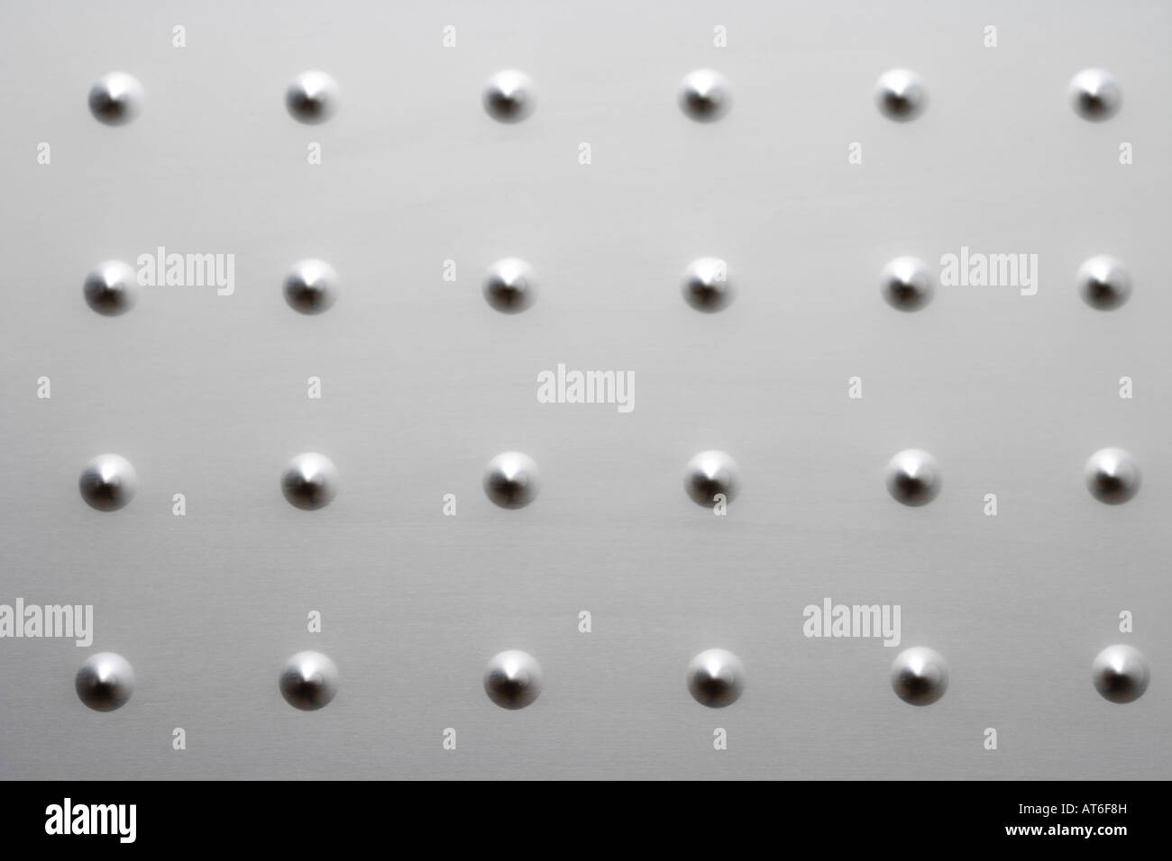 Aluminium sheet, close-up, (full-frame) Stock Photo