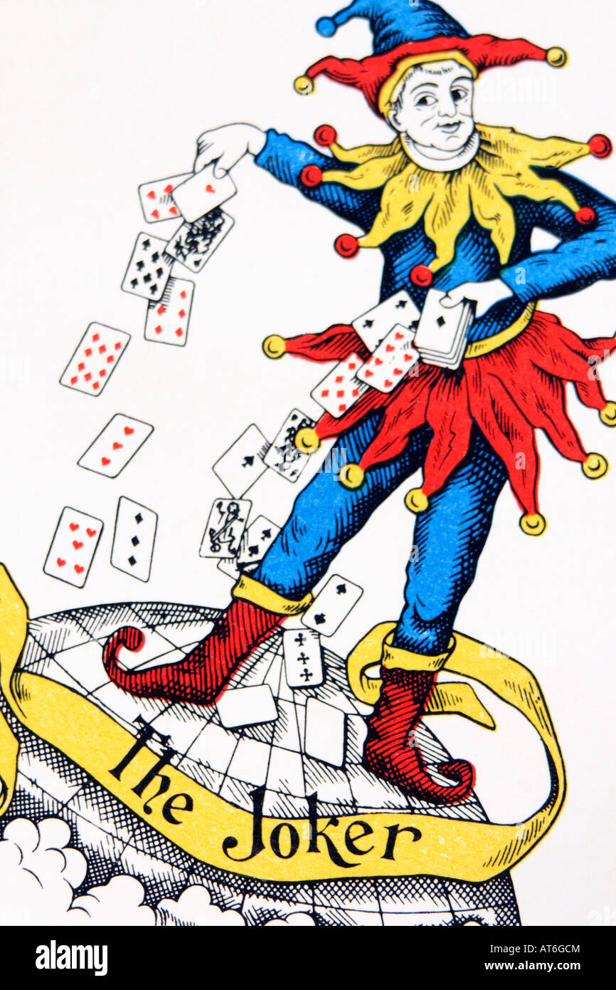 Joker card, close-up Stock Photo - Alamy