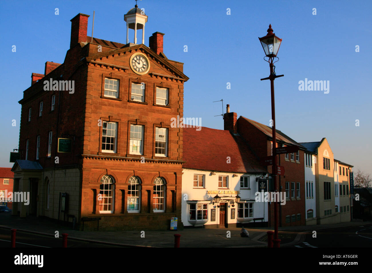 The Moot Hall  Daventry market Town centre Northamptonshire, England uk gb Stock Photo
