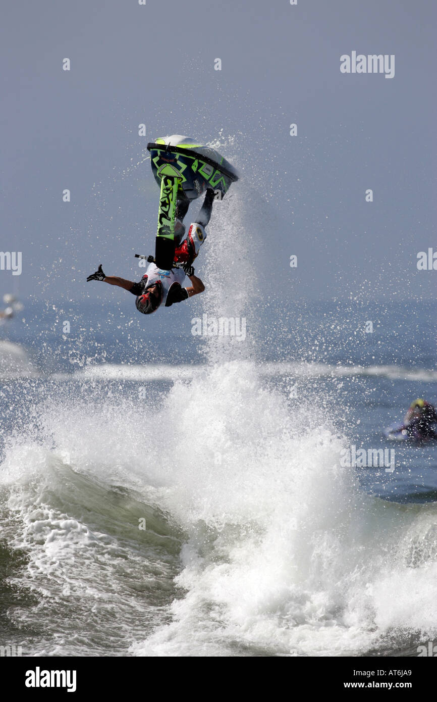 Jet ski freestyle world championships, Los Angeles, California Stock
