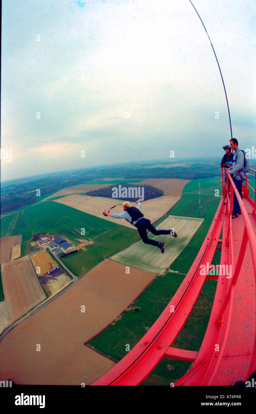 BASE JUMPING IN THE UK Stock Photo Alamy