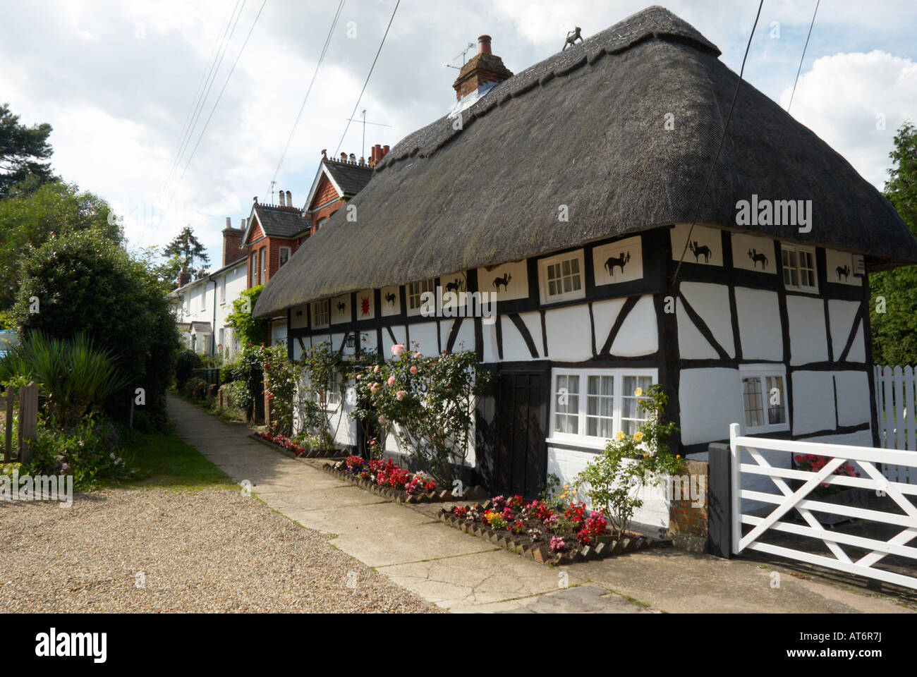 Cottages, Henfield Stock Photo