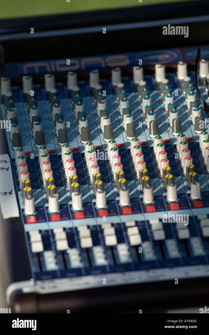 mixing desk audio music volume knob sound recording record slider