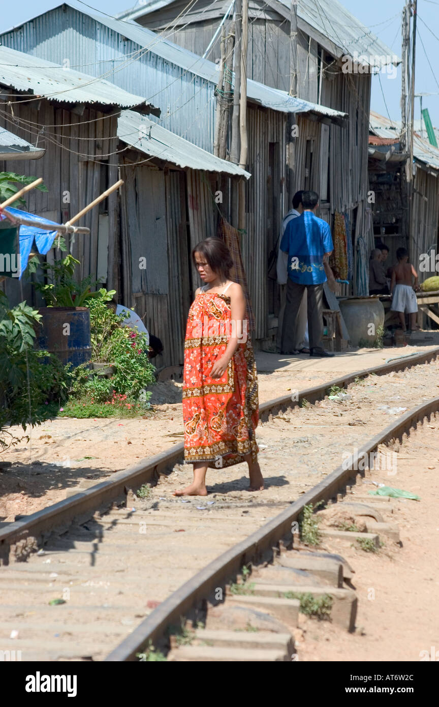 Cambodia phnom penh slum area hi-res stock photography and images - Alamy