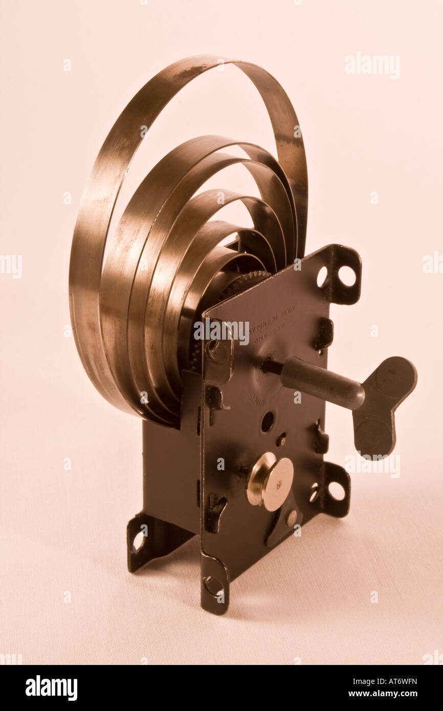 Clockwork Motor Stock Photo Alamy