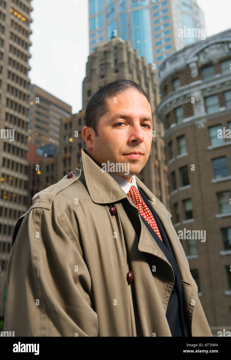 Businessman surrounded by buildings hi-res stock photography and images ...