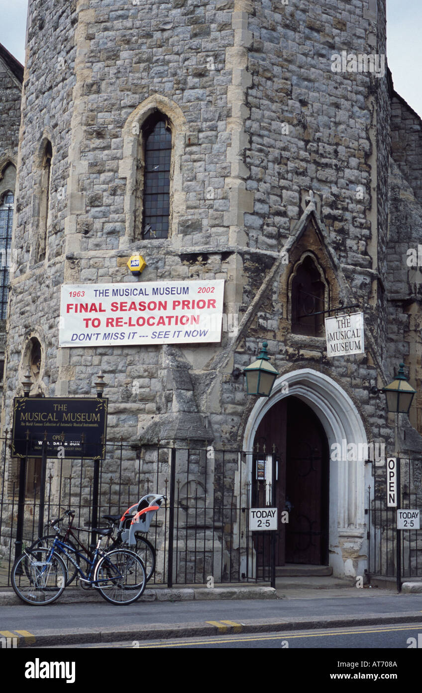 Entrance to the Musical Museum Brentford Middlesex England UK Stock