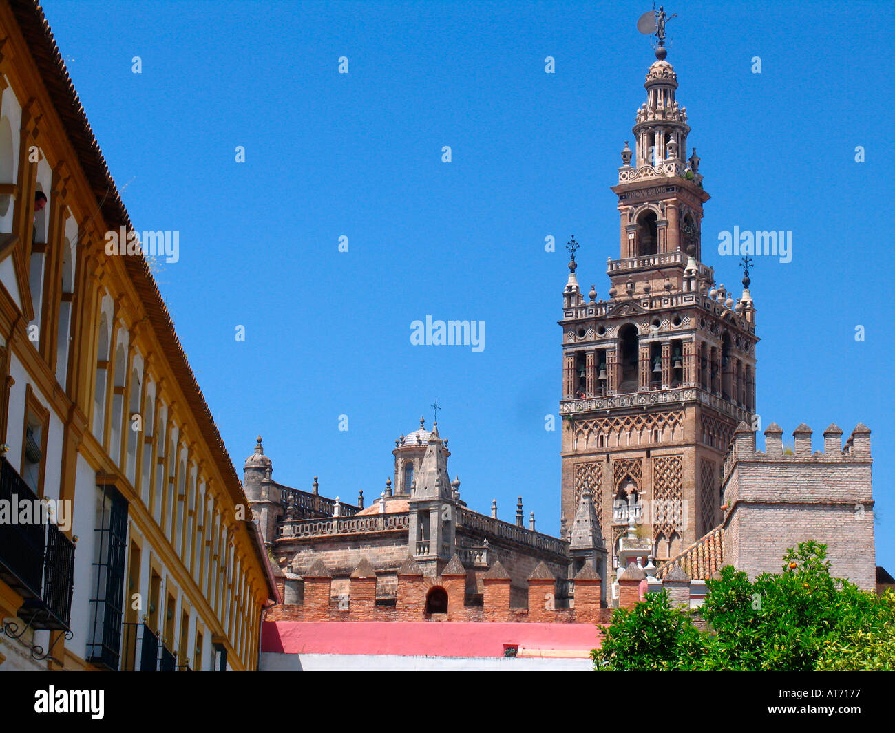 Rooftops in seville view hi-res stock photography and images - Alamy
