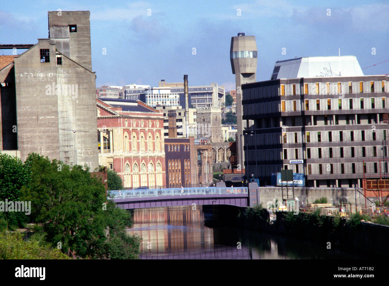 Urban redevelopment Bristol Docks 1989 Stock Photo Alamy