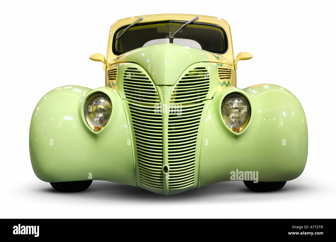 License available at MaximImages.com - Hot rod Ford Coupe 1938 retro car Stock Photo