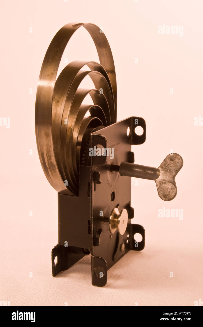 Clockwork Motor Stock Photo Alamy