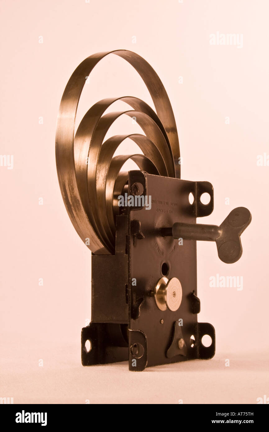 Clockwork Motor Stock Photo Alamy