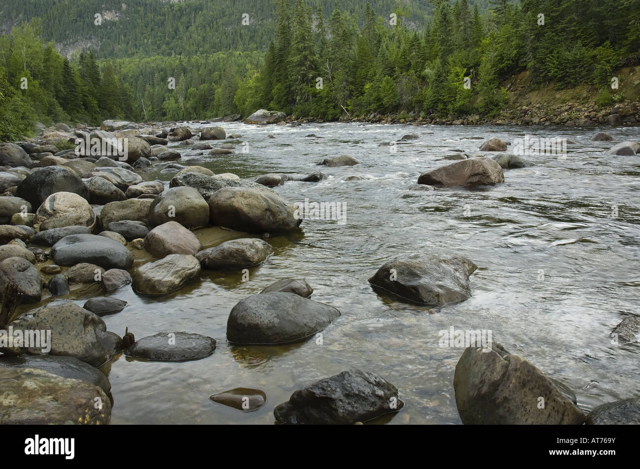 SteMarguerite River Saguenay Quebec Canada Stock Photo Alamy