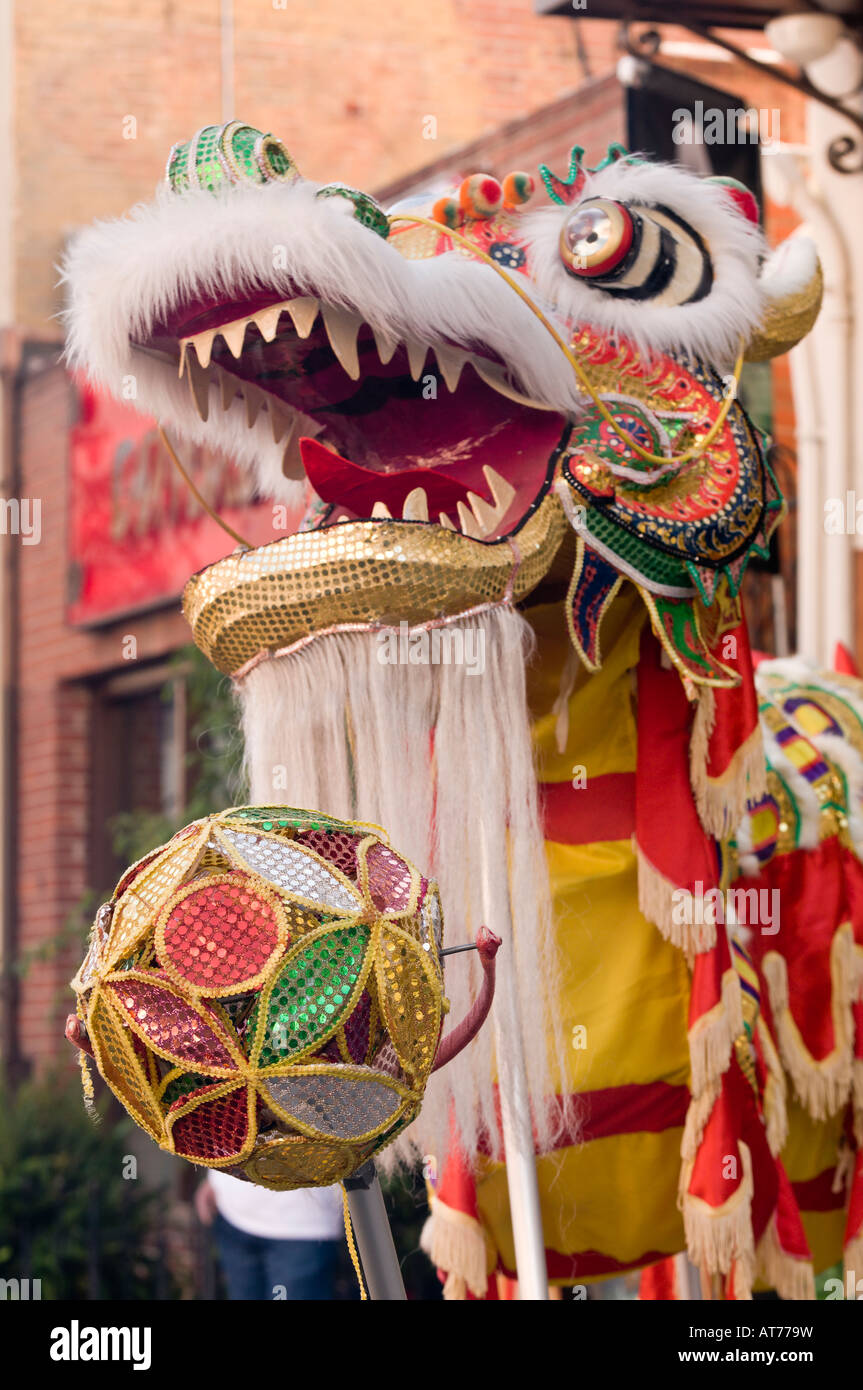 Chinese dragon costume Stock Photo Alamy