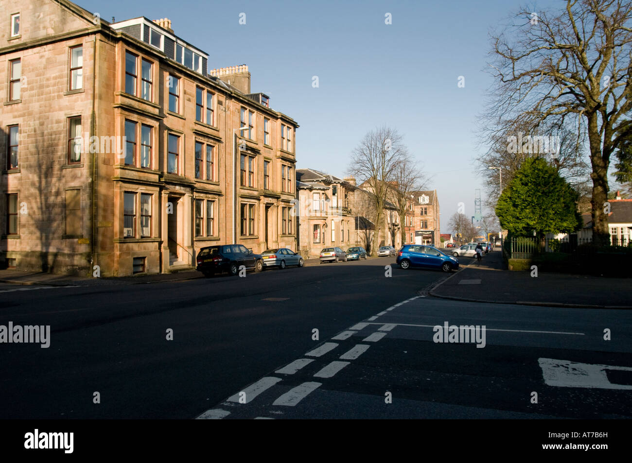 Greenock West End Outstanding Conservation Area Stock Photo Alamy