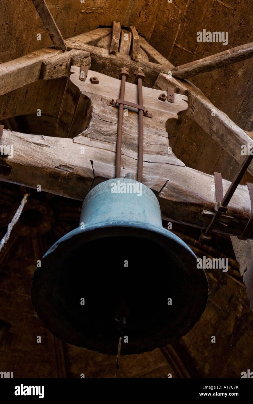 Catalina, the oldest bell in the bell-tower of the cathedral of Valencia, Spain Stock Photo