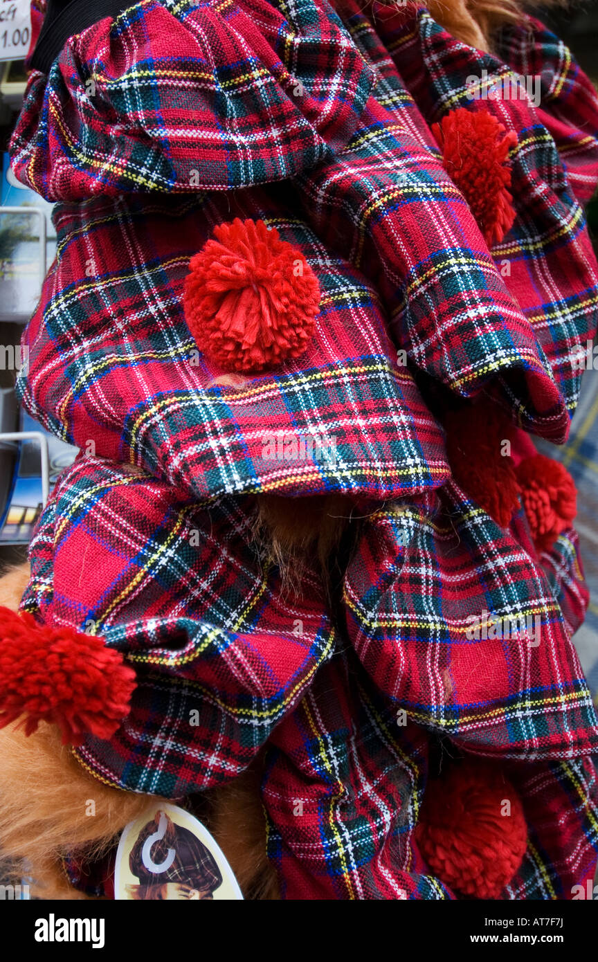 Tartan Tie Edinburgh District Ancient Scottish Wool Plaid