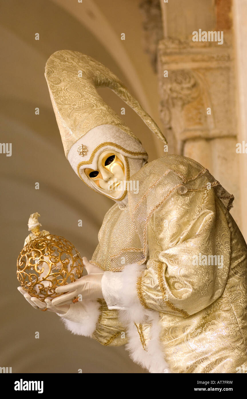 Features carnival masks venice hi-res stock photography and images - Alamy