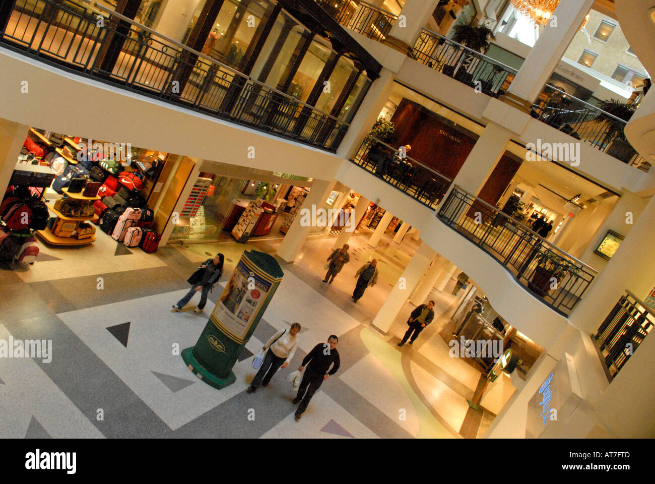 Cours Mont Royal shopping center is a part of Montreal Underground system  Stock Photo - Alamy