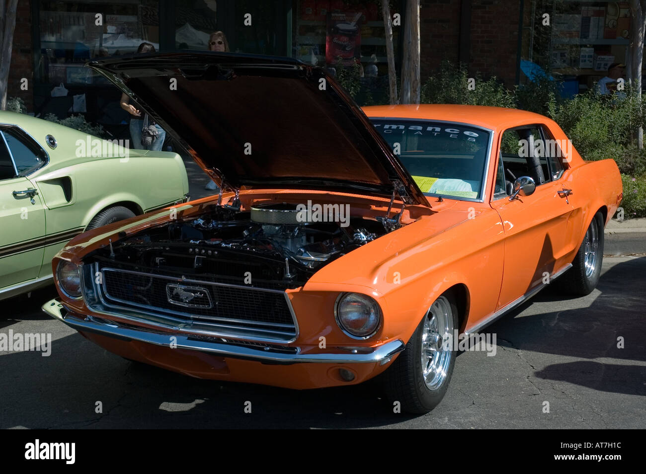 Los Angeles California car show antique customized Ford Mustang open ...