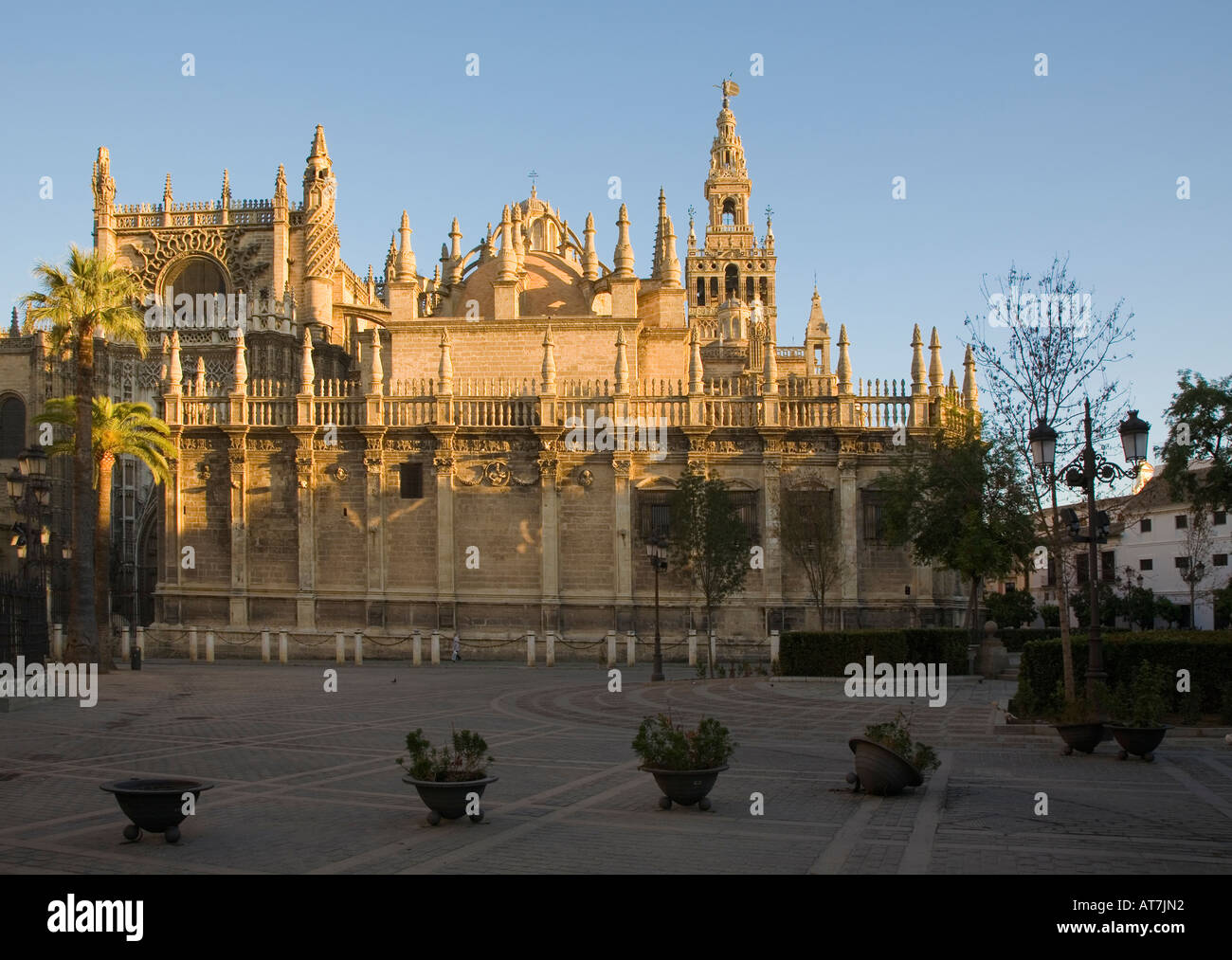 Seville cathedral in morning hi-res stock photography and images - Alamy