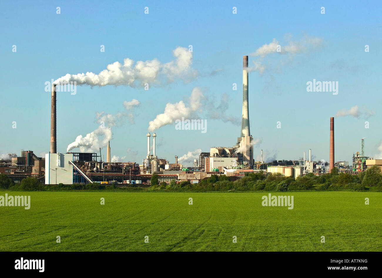 chemical industry plant Bayer Uerdingen Germany Stock Photo Alamy