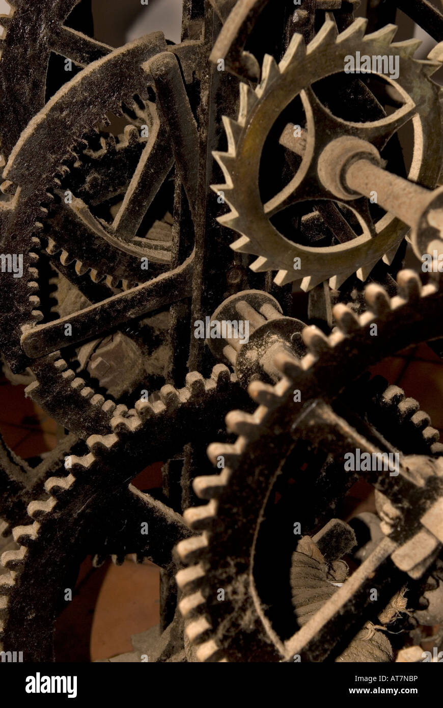 Clock built in Valencia, Spain Stock Photo Alamy