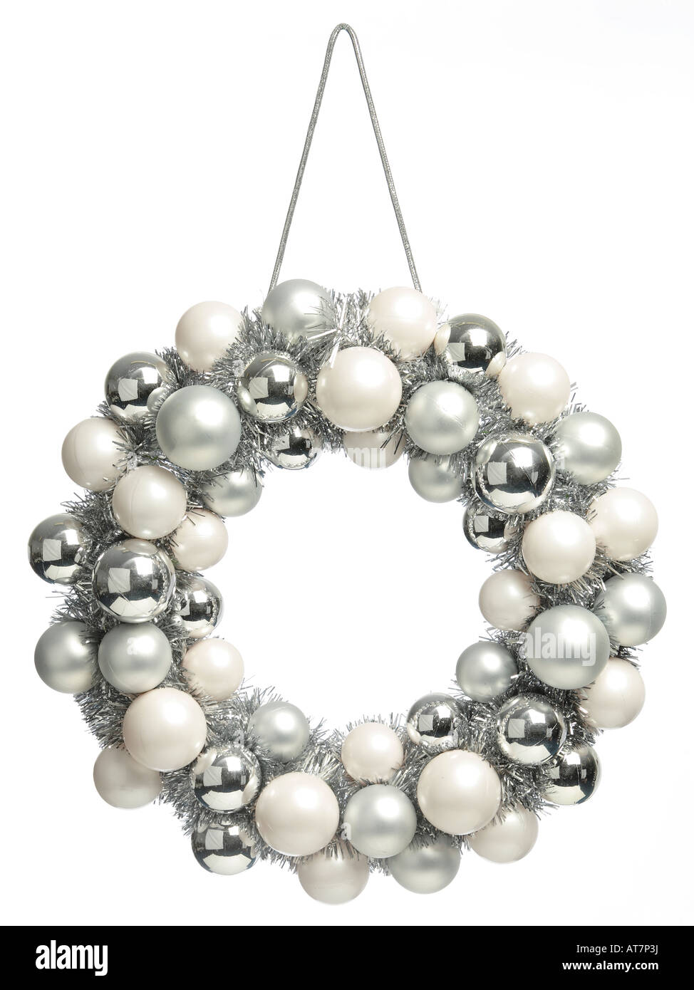 Silver Ball Wreath High Resolution Stock Photography and Images Alamy