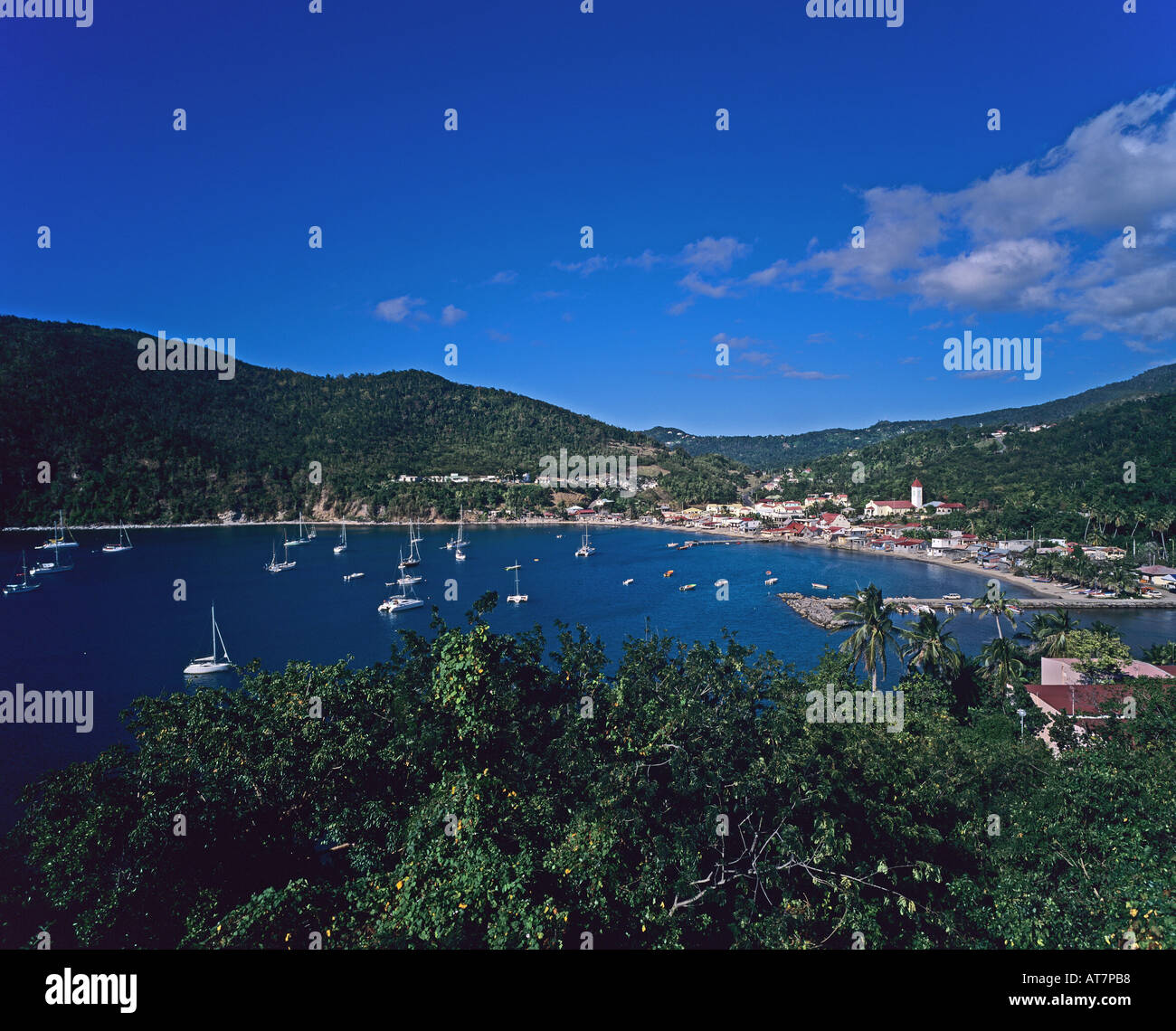 Guadeloupe overview deshaies hires stock photography and images Alamy