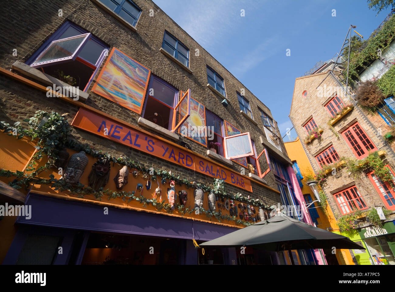 Neal's Yard Salad Bar, London Stock Photo Alamy
